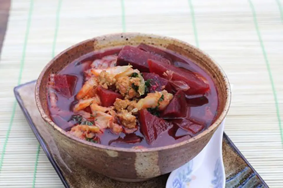 CANH CỦ DỀN TỐT CHO NGƯỜI HUYẾT ÁP THẤP