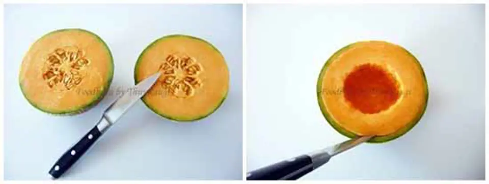 ĐĨA ĐỰNG HOA QUẢ TUYỆT ĐẸP TỪ DƯA