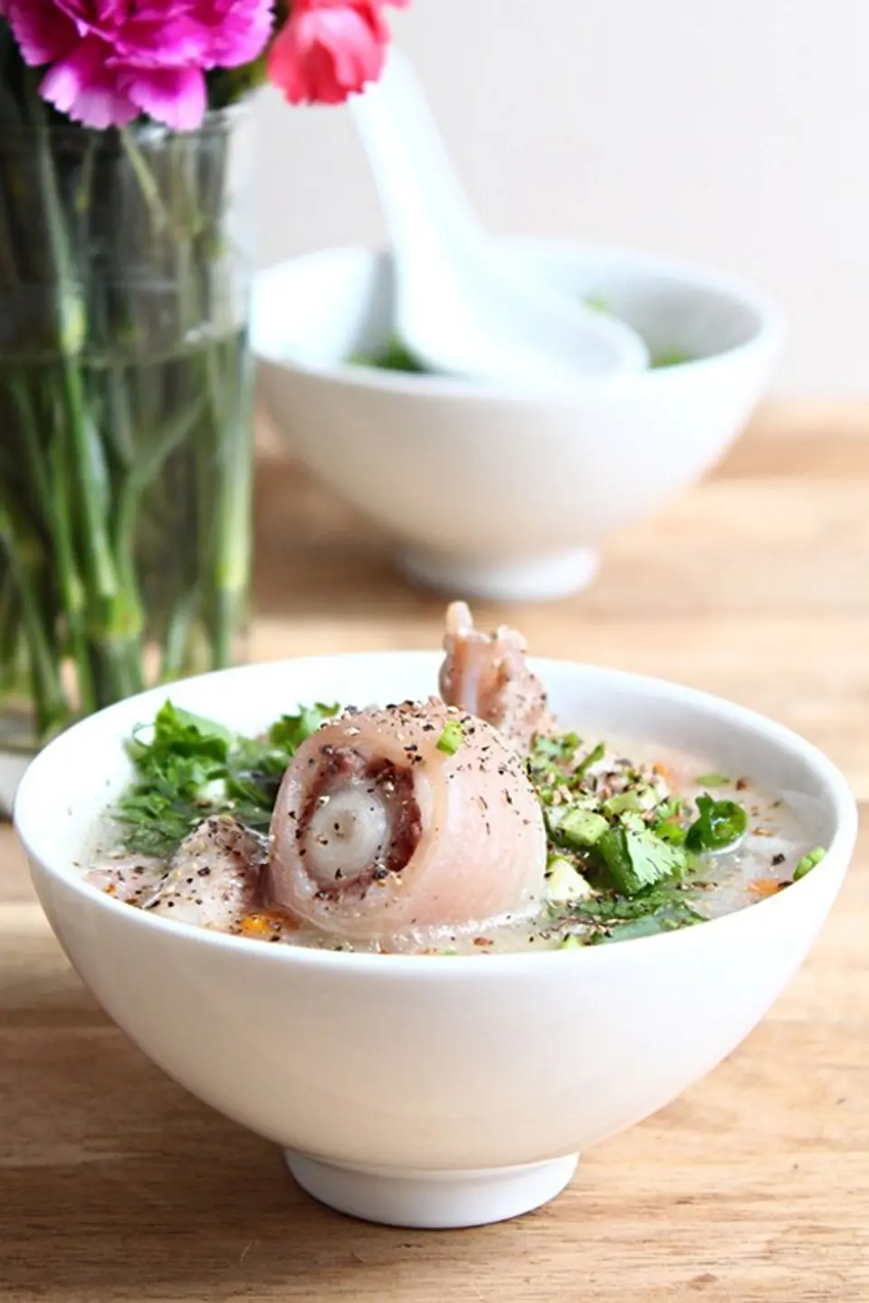 NGỌT THƠM VỚI CHÁO ĐÔI HEO SƯỜN SỤN