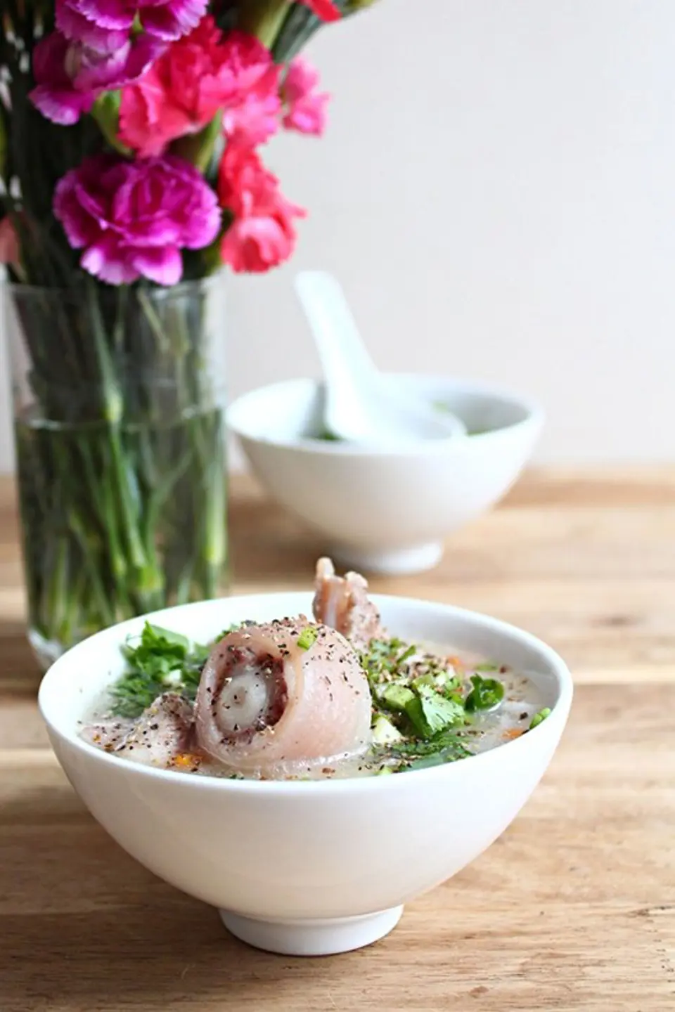 NGỌT THƠM VỚI CHÁO ĐÔI HEO SƯỜN SỤN