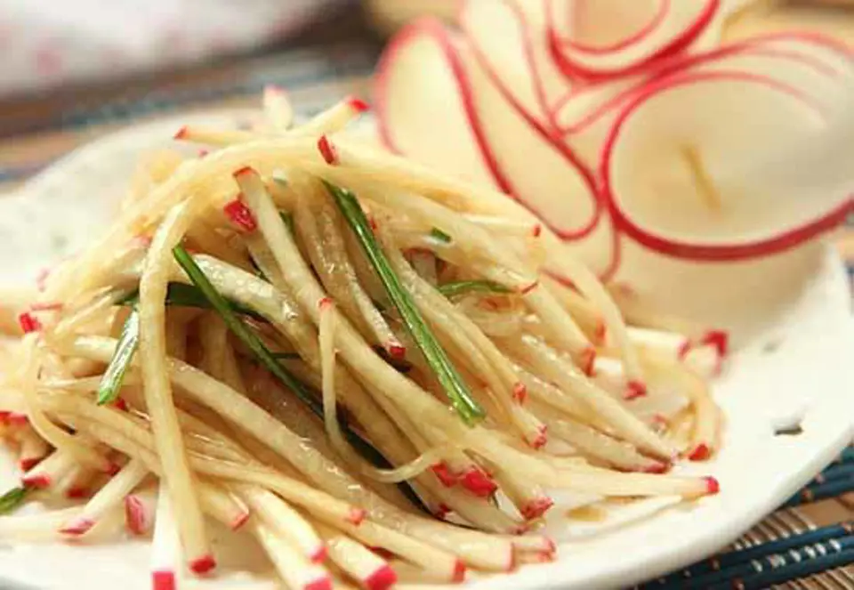 NỘM CỦ CẢI GIÒN THƠM CHUA DỊU