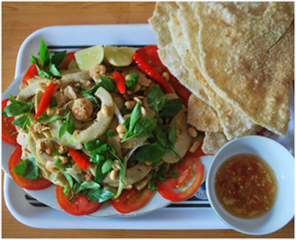 VẢ TRỘN MÓN ĂN ĐẬM ĐÀ HƯƠNG VỊ MIỀN TRUNG