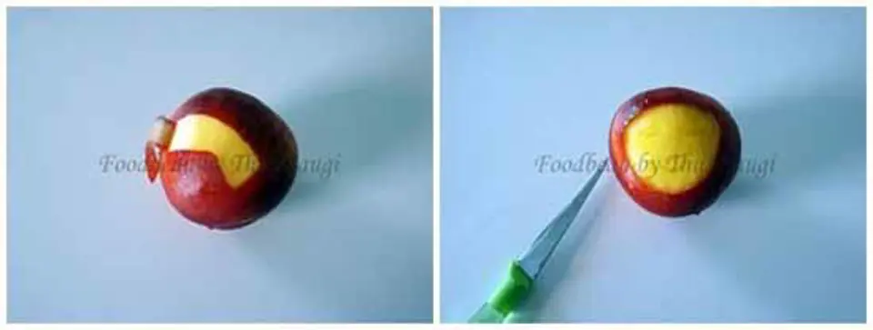 XE NÔI HOA QUẢ LẠ MẮT TỪ DƯA VÀNG