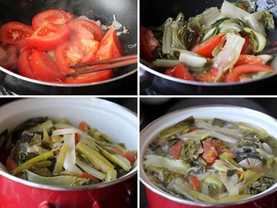 CANH ĐẦU CÁ HỒI OM DƯA ĐƯA CƠM NGÀY NẮNG