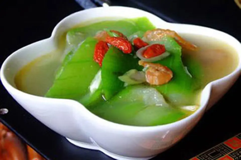 Canh mướp nấu tôm khô đơn giản dễ làm