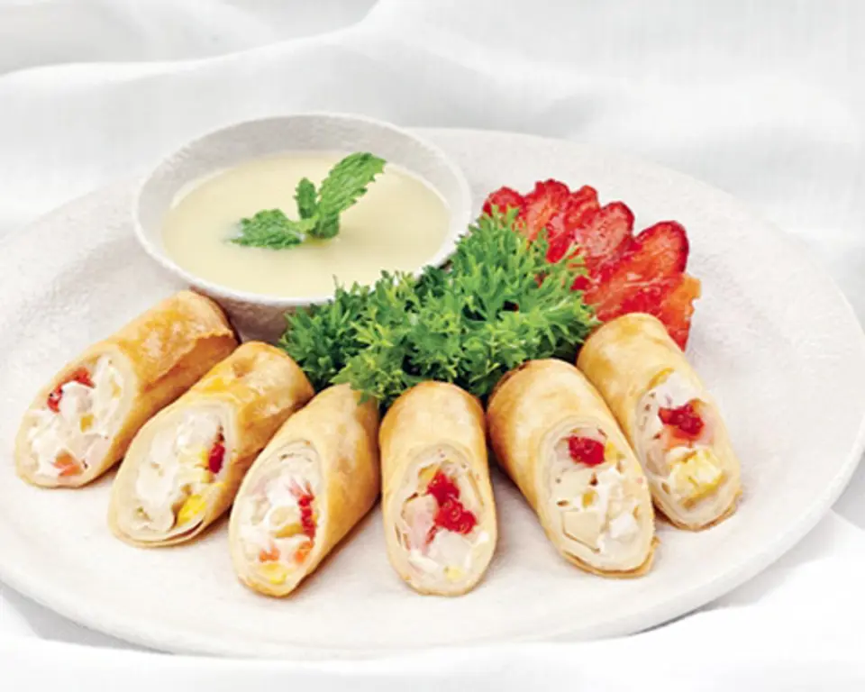 CHẢ GIÒ TRÁI CÂY SỐT SẦU RIÊNG THƠM LỪNG GÓC BẾP