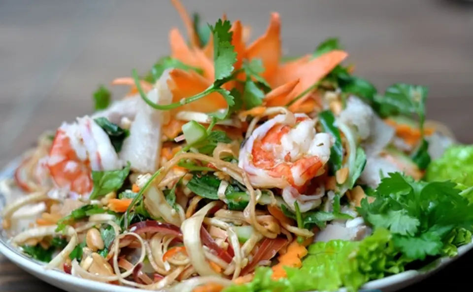 Cách làm nộm hoa chuối Cách làm nộm hoa chuối