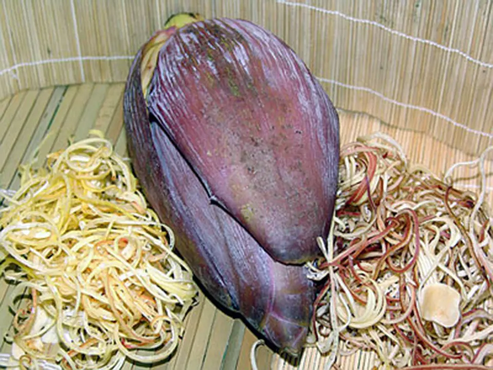 Cách làm nộm hoa chuối Cách làm nộm hoa chuối