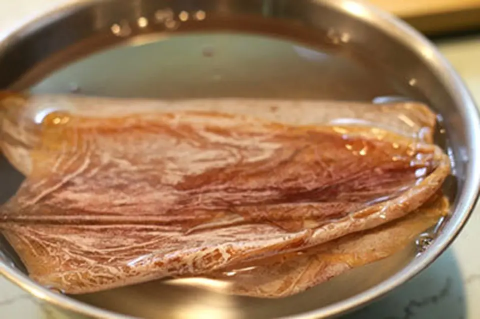 Cách nấu cháo mực khô tuyệt ngon