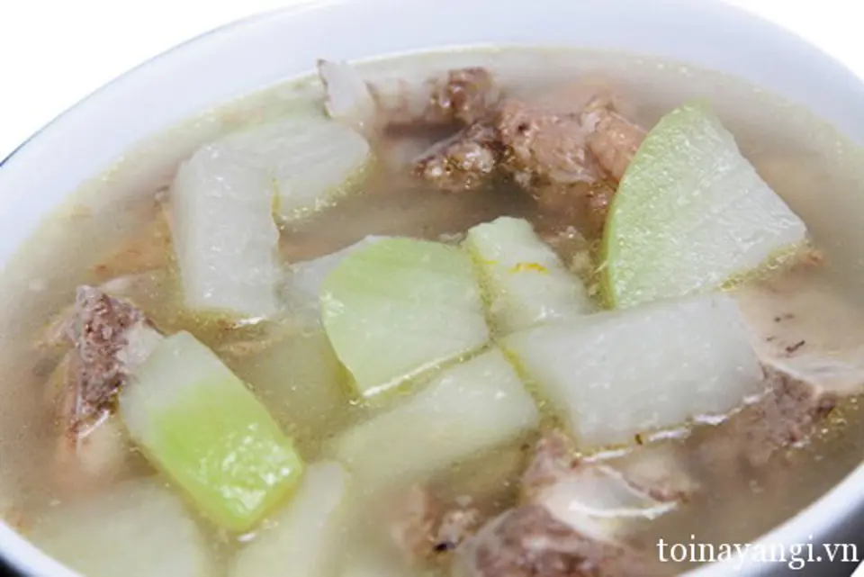 Cách nấu món canh sườn su hào đơn giản