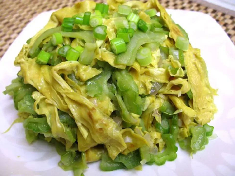 Cách nấu món khổ qua xào tàu hũ ki