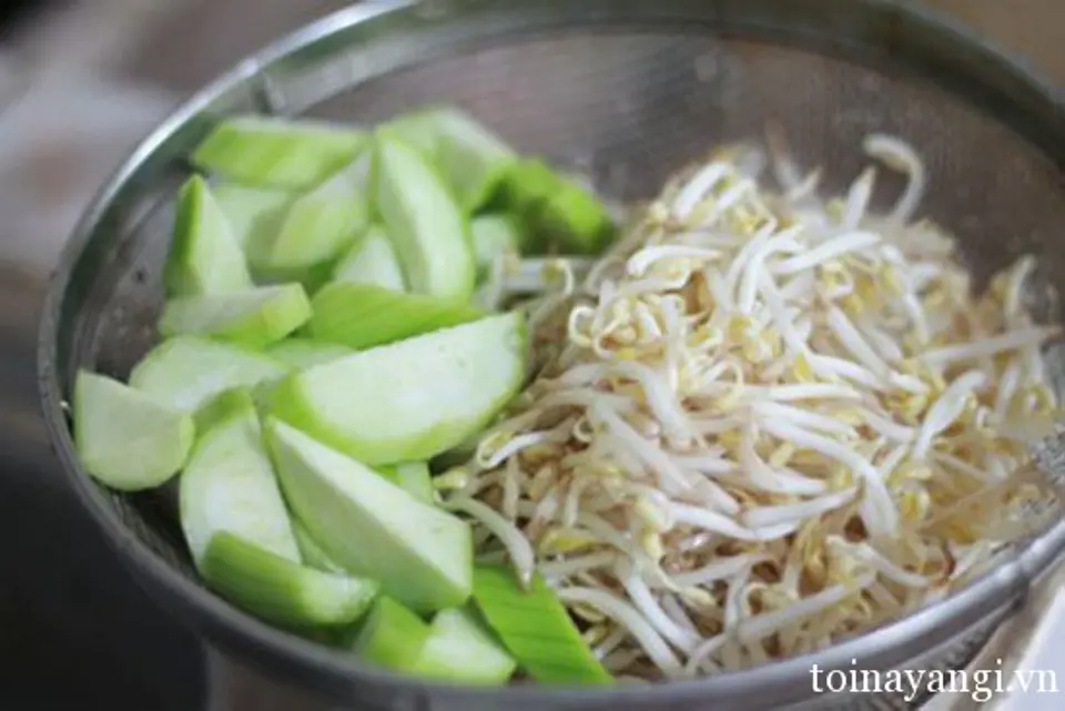 Cách nấu món mướp xào lòng gà