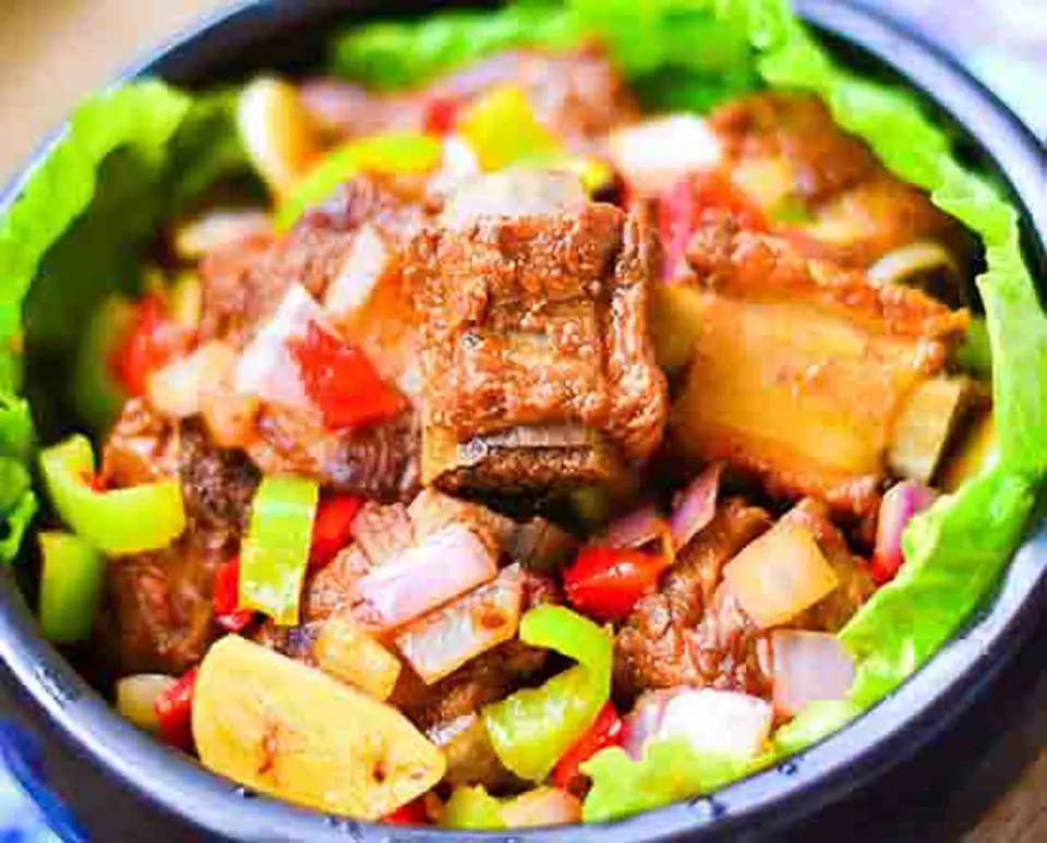 Cách nấu món sườn xào ngũ sắc
