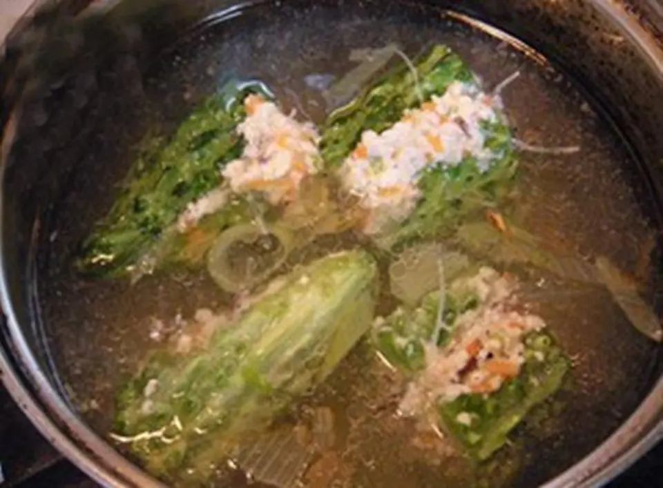 Canh khổ qua chay cho bữa ăn thanh đạm Canh khổ qua chay cho bữa ăn thanh đạm
