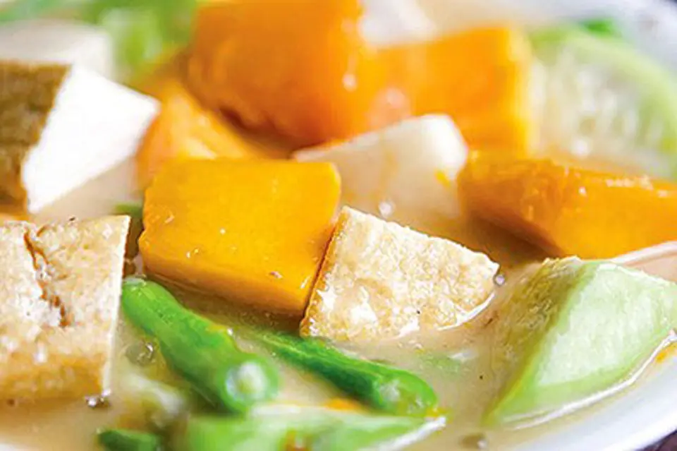 Canh khoai bí đỏ món ăn chay ngon, dễ chế biến