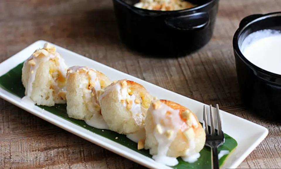 Chuối nướng thơm lừng cho ngày mưa