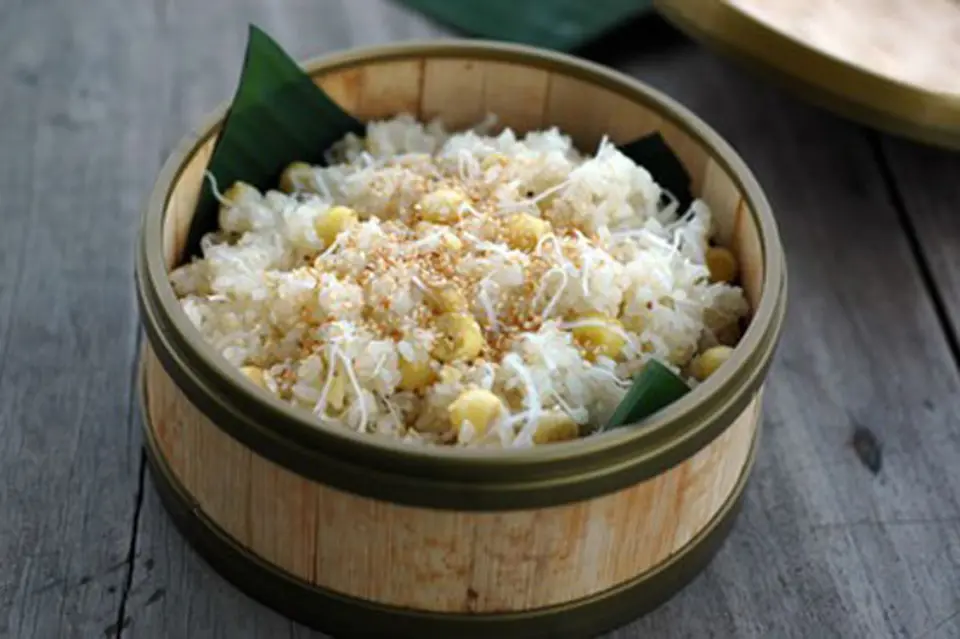 Làm xôi dừa hạt sen ngon miệng cho bữa sáng Làm xôi dừa hạt sen ngon miệng cho bữa sáng