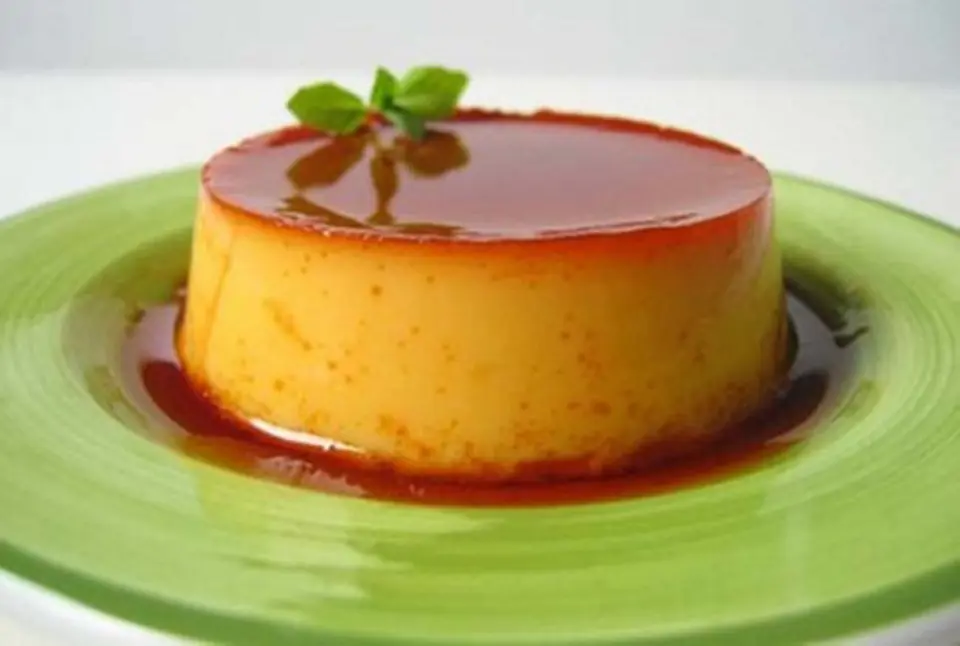Cách làm bánh flan lá nếp