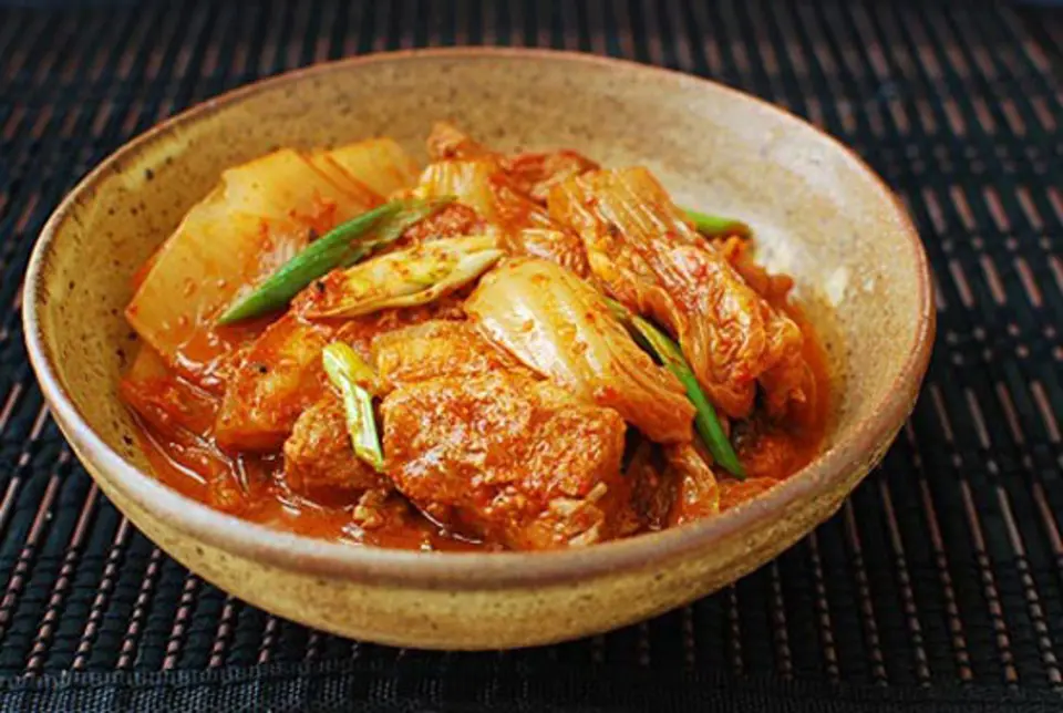 Cách làm món kim chi kho thịt Cách làm món kim chi kho thịt