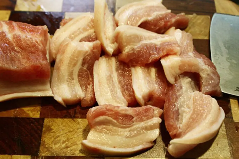 Cách làm món kim chi kho thịt Cách làm món kim chi kho thịt