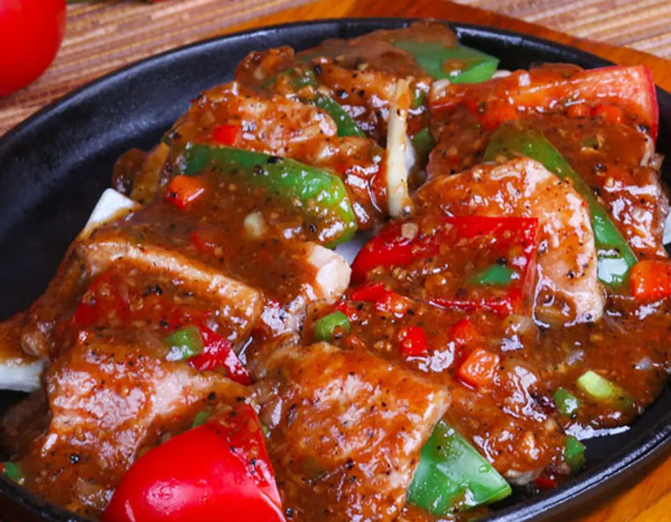 Sườn bò xào chua ngọt