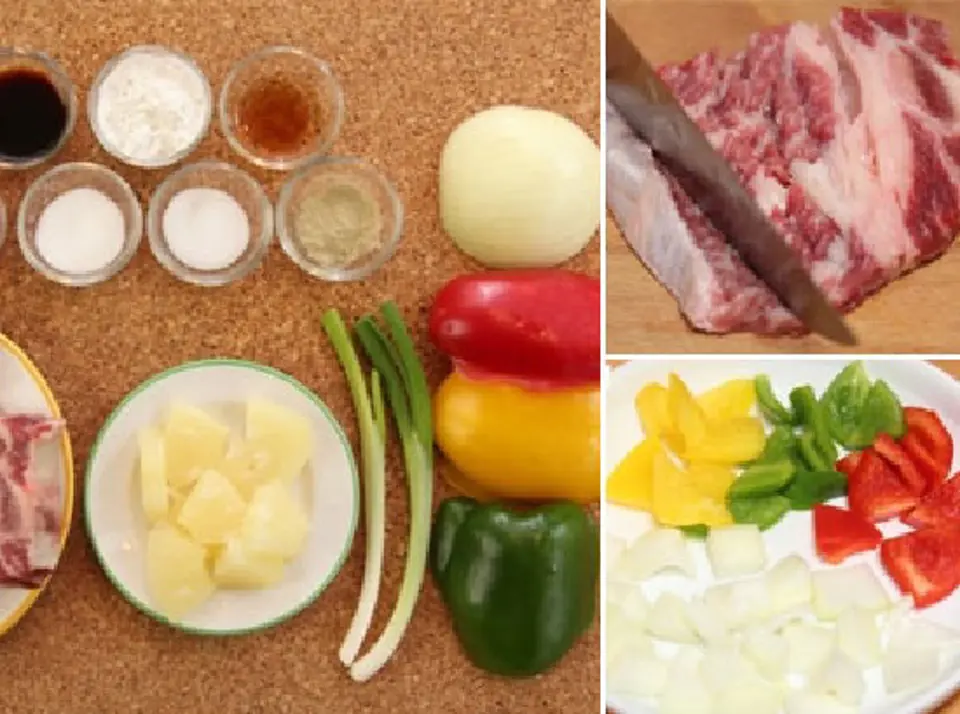 Sườn bò xào chua ngọt