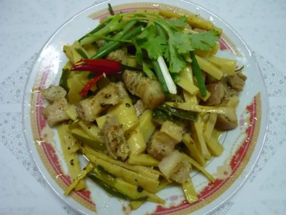 Cách làm các món măng xào đơn giản