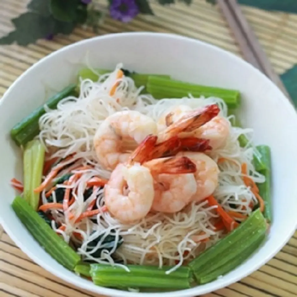 Cách làm món bún tơ hồng