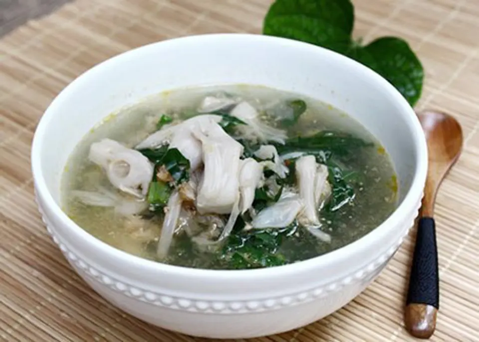 Canh mít nấu lá lốt Canh mít nấu lá lốt