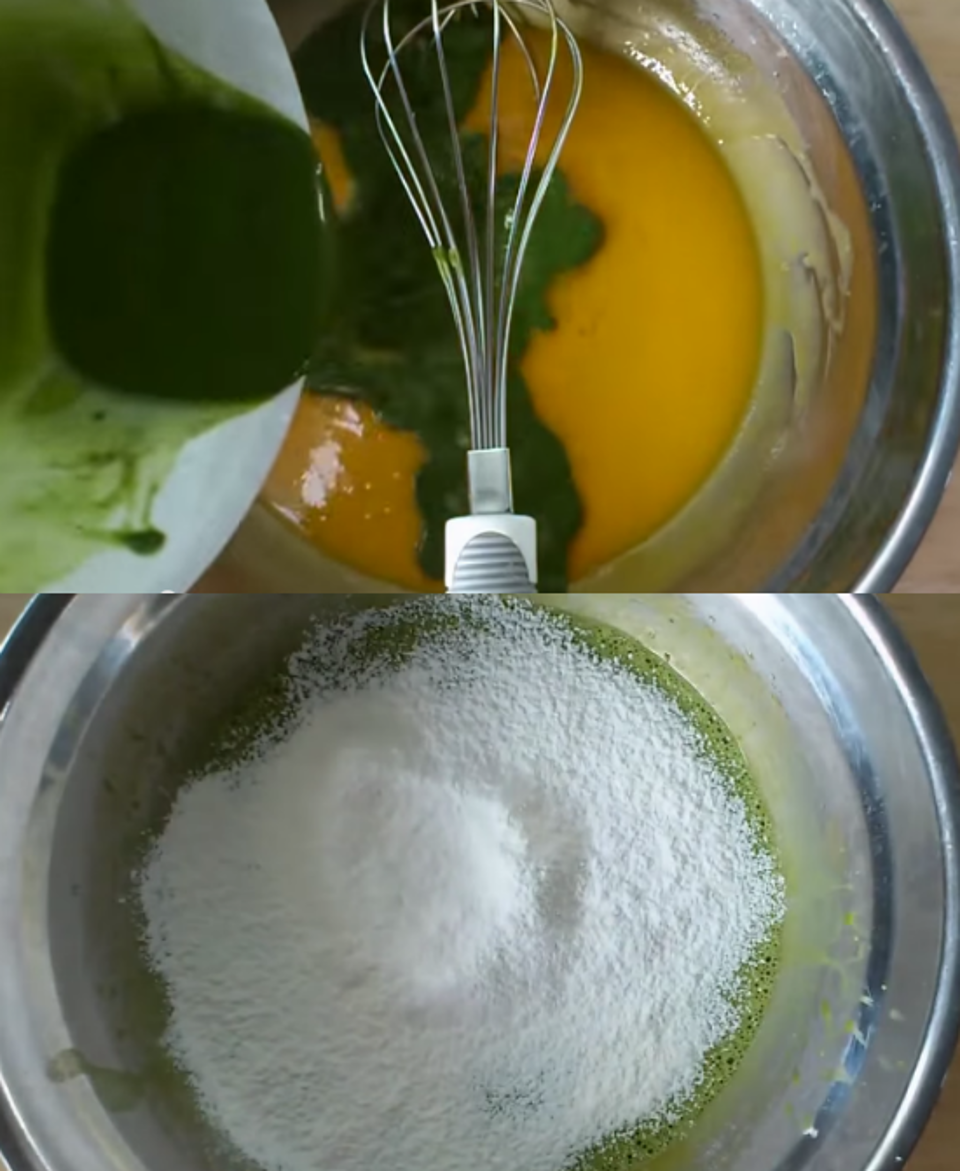 Công thức làm bánh matcha trà xanh