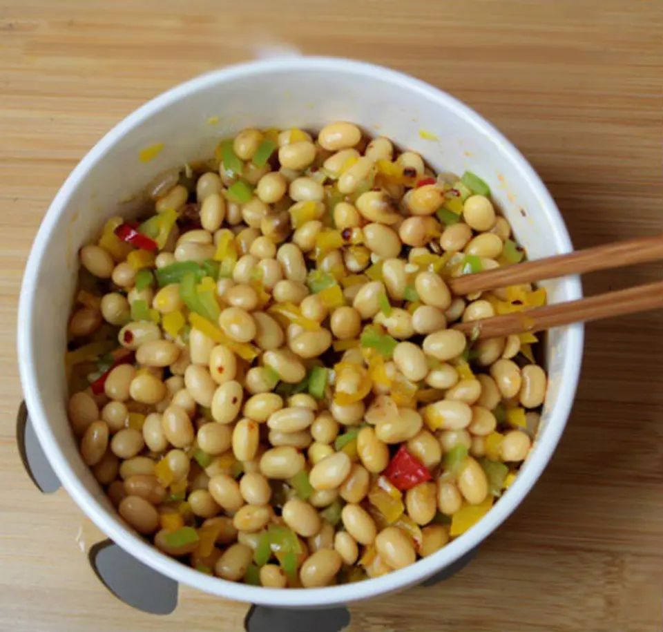 Công thức hướng dẫn làm món salad xà lách sốt đậu