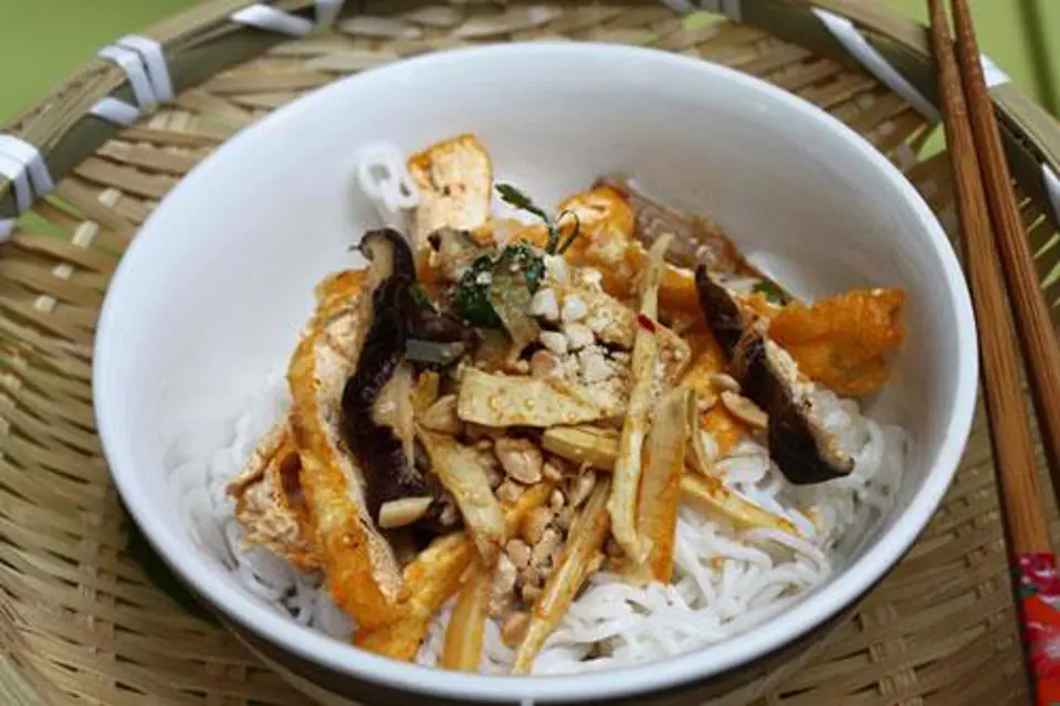 Cách làm món bún chay khô ngon tại nhà