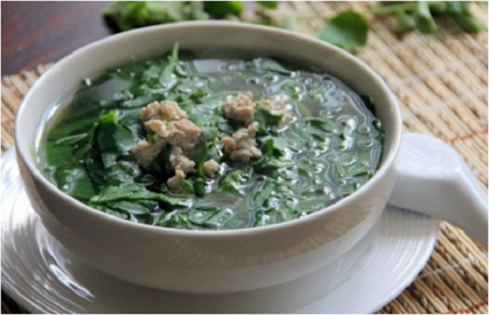 Công thức cho món canh rau ngót nấu tôm thịt đơn giản tại nhà
