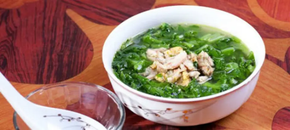 Công thức nấu canh cải xanh thịt bằm