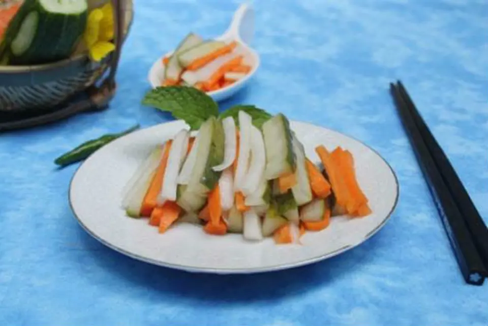 Giảm cân thần tốc với rau củ ngâm chua ngọt