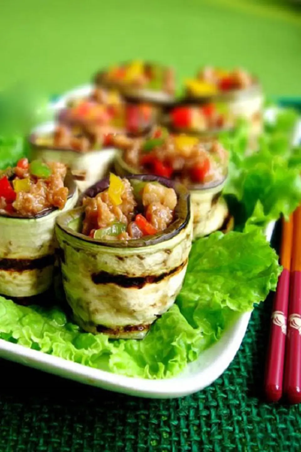 Cách làm cà tím cuốn thịt nướng thơm ngon hảo hạng