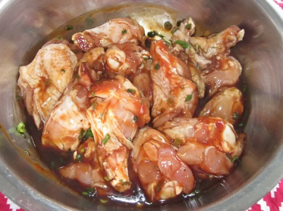 Cách làm gà rán lá chanh Cách làm gà rán lá chanh