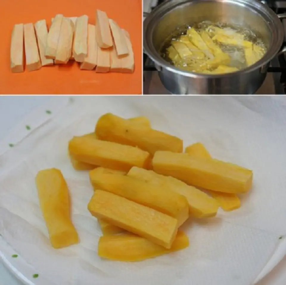Cách làm món salad khoai lang cho bữa ăn thêm màu sắc Cách làm món salad khoai lang cho bữa ăn thêm màu sắc