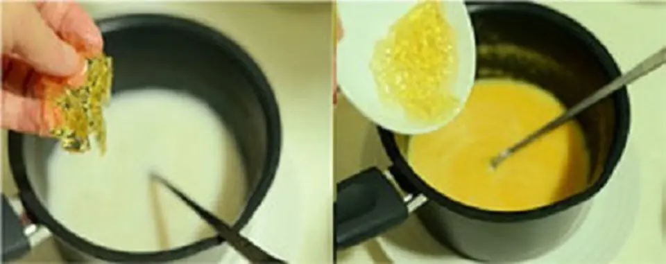 Cách làm thạch hoa quả 3 tầng rực rỡ sắc màu