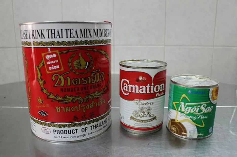 Cách làm trà sữa Thái Cách làm trà sữa Thái