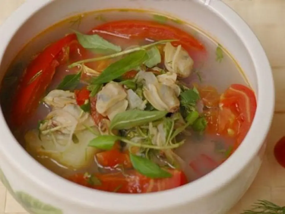 Công thức cho món canh ngao nấu chua thanh mát ngày nóng Công thức cho món canh ngao nấu chua thanh mát ngày nóng