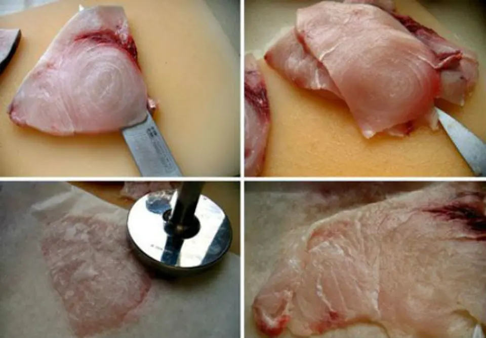 Công thức làm món cá kiếm cuộn sốt cà chua kiểu Ý sang trọng mời khách