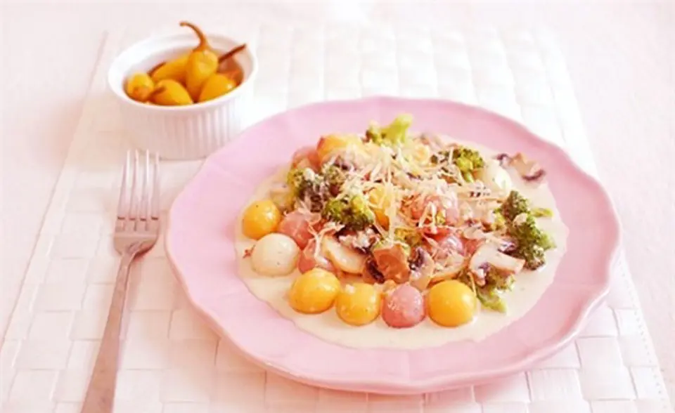 Hướng dẫn cách làm bánh gạo Hàn Quốc sốt kem nấm