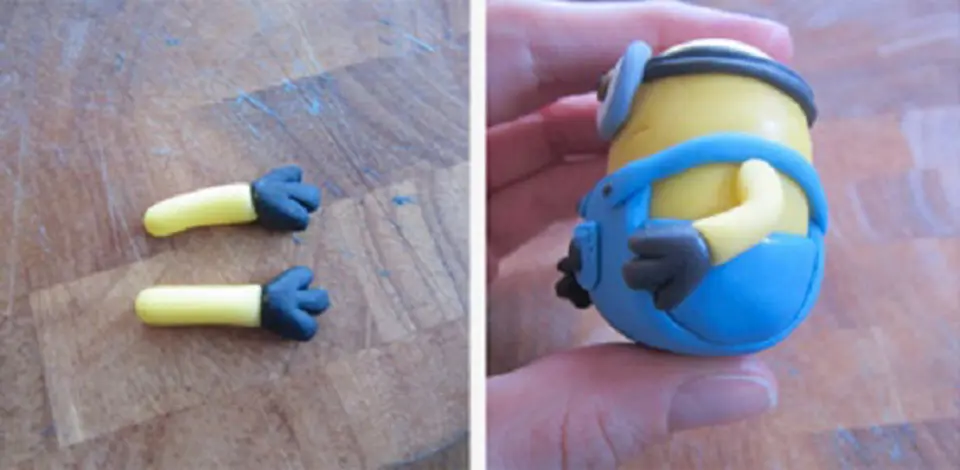 Tạo hình Minion bằng fondant đơn giản ngộ nghĩnh