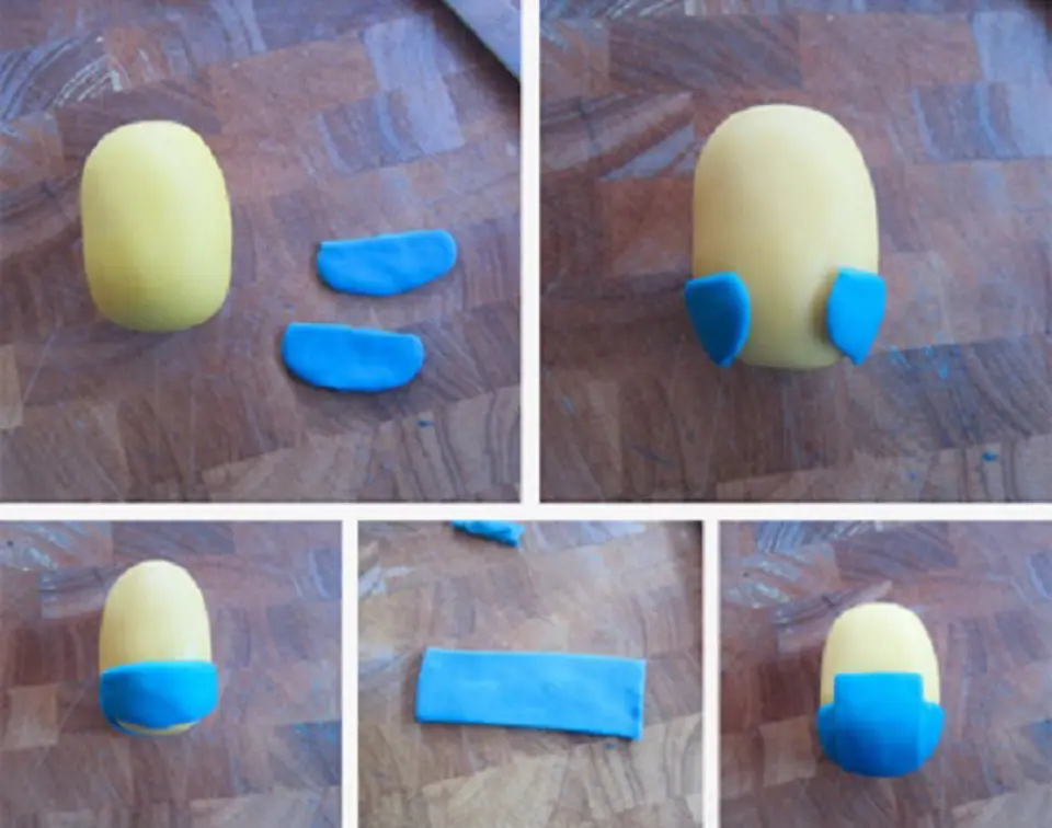 Tạo hình Minion bằng fondant đơn giản ngộ nghĩnh