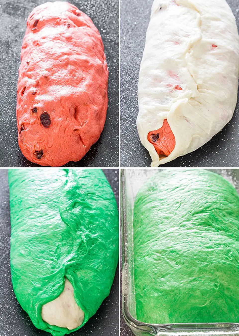 Cách làm bánh mì dưa hấu siêu kute