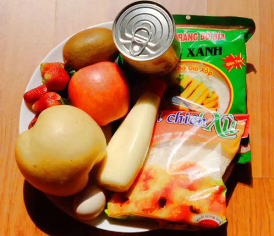 Cách làm nem chay hoa quả lạ miệng