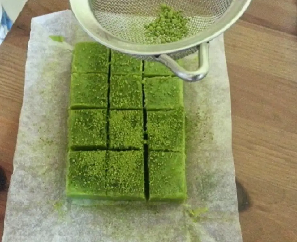 Công thức chocolate nama trà xanh từ Nhật Bản