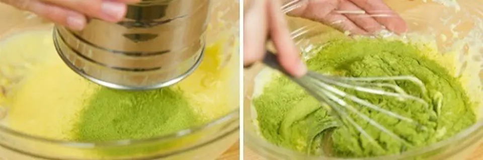 Cực dễ với cách làm món souffle trà xanh