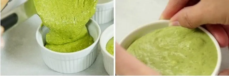 Cực dễ với cách làm món souffle trà xanh